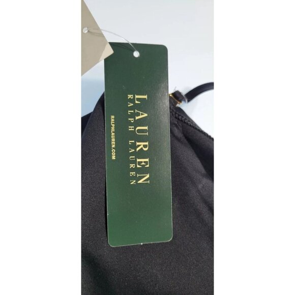 Lauren Ralph Lauren Women's One piece Swimsuit Sz 6 Color Black - Picture 7 of 8